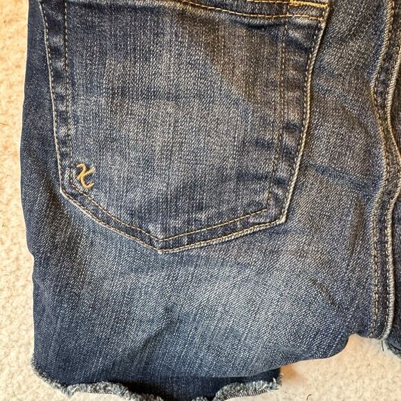 KUT from the KLOTH SHORTS Jeans Womens 0 Gidget Fray Denim 4” Inseam - Picture 8 of 16